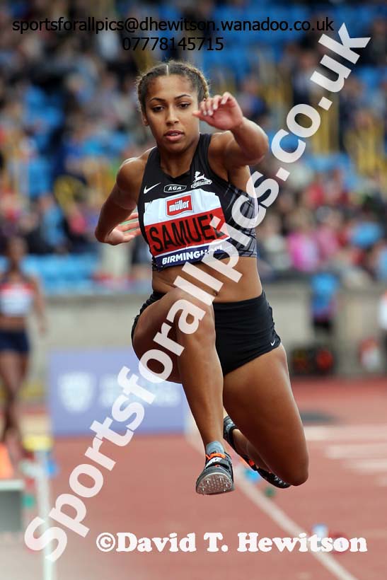 Womens triple jump, British Championships, Birmingham. Photo: David T. Hewitson/Sports for All Pics